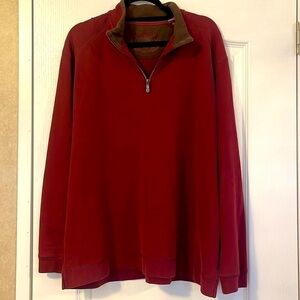 Mens Tommy Bahama half zip pullover size XL 100% cotton​​​​​​​​​​​​​​​